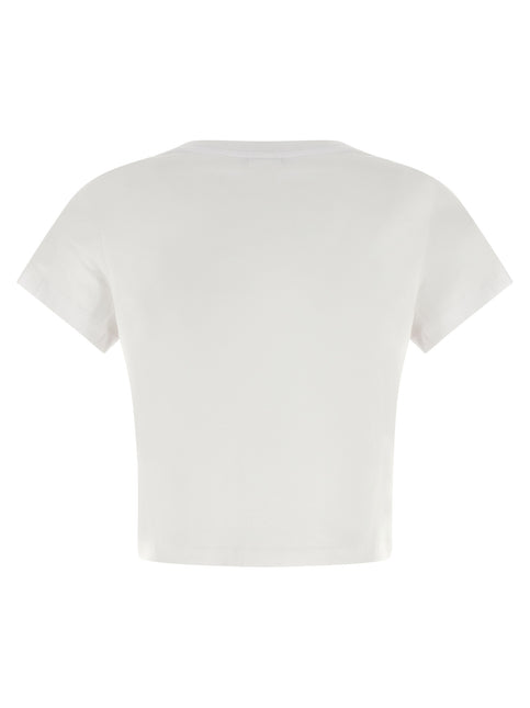 Maison Kitsuné White Cotton T-Shirt Maison Kitsuné