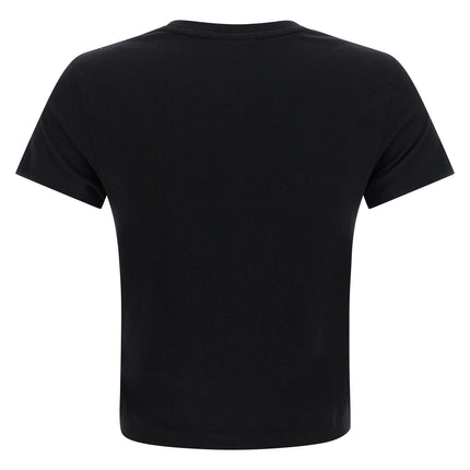 Maison Kitsuné Black Cotton T-Shirt Maison Kitsuné