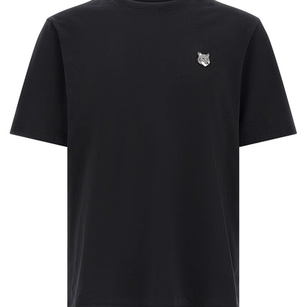 Maison Kitsuné Black Cotton T-Shirt Maison Kitsuné