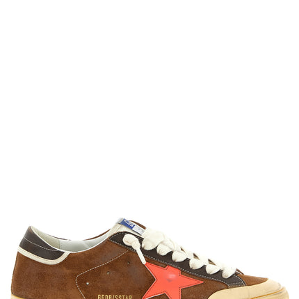 Golden Goose Brown Cowhide Low Top Sneakers Golden Goose