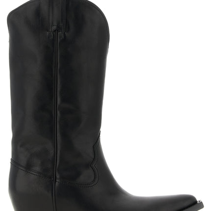 Maison Margiela Black Bovine Leather Over The Knee Maison Margiela