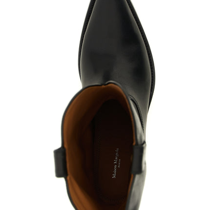 Maison Margiela Black Bovine Leather Over The Knee Maison Margiela