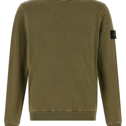 Stone Island Bicolor Cotton Sweatshirt Stone Island