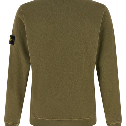 Stone Island Bicolor Cotton Sweatshirt Stone Island