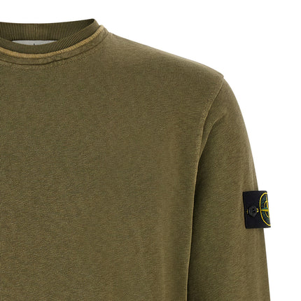 Stone Island Bicolor Cotton Sweatshirt Stone Island