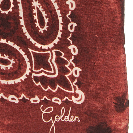 Golden Goose Bordeaux Silk Foulard Golden Goose