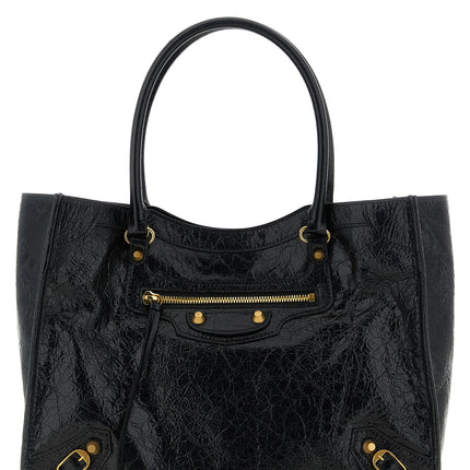 Balenciaga Black Lamb Leather Tote Bag Balenciaga
