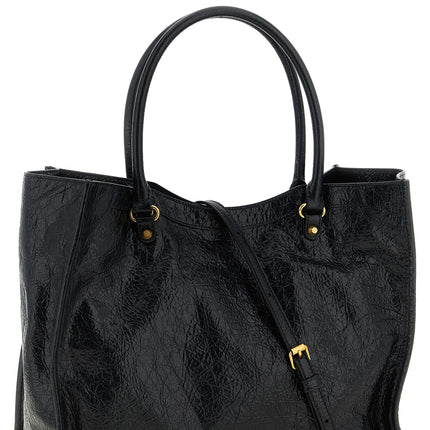 Balenciaga Black Lamb Leather Tote Bag Balenciaga