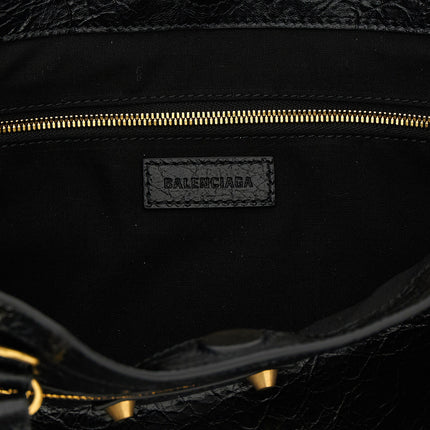Balenciaga Black Lamb Leather Tote Bag Balenciaga