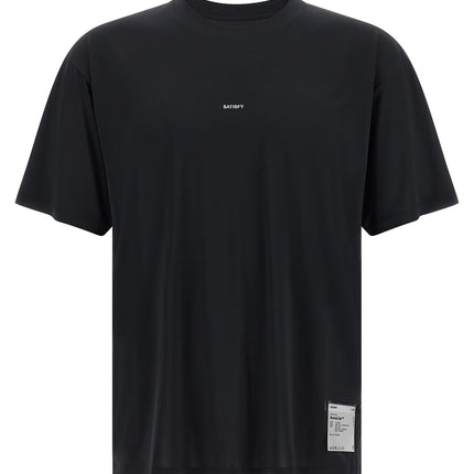 SATISFY Black Polyester T-Shirt SATISFY