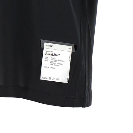 SATISFY Black Polyester T-Shirt SATISFY