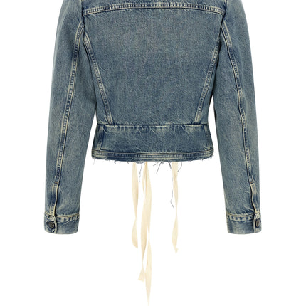 Maison Margiela Blue Cotton Denim Jacket Maison Margiela