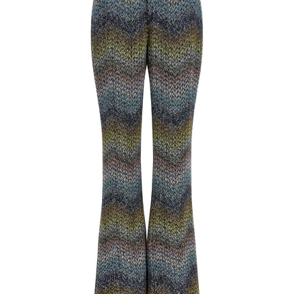 Missoni Multicolor Viscose Flared Pants Missoni