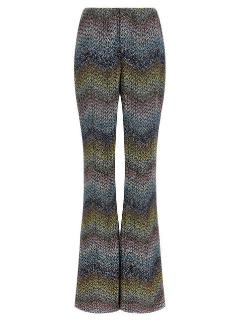Missoni Multicolor Viscose Flared Pants Missoni