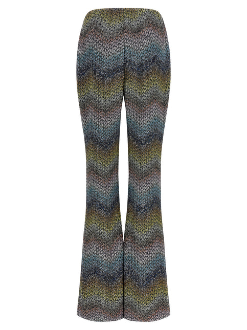 Missoni Multicolor Viscose Flared Pants Missoni