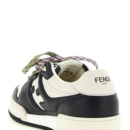Fendi Bicolor Calfskin Athletic Sneakers Fendi