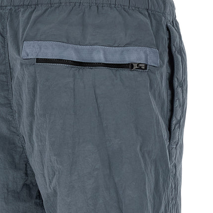 Stone Island Blue Polyamide Joggers (Workout Pants) Stone Island