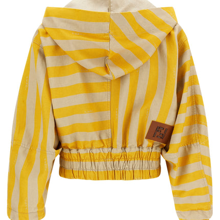 Fendi Bicolor Cotton Jacket Fendi