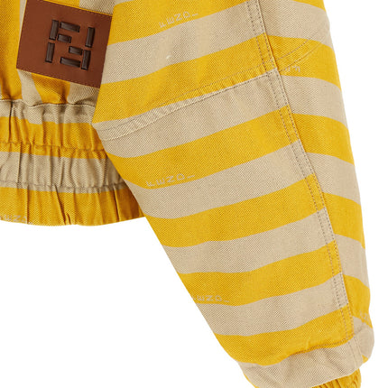 Fendi Bicolor Cotton Jacket Fendi
