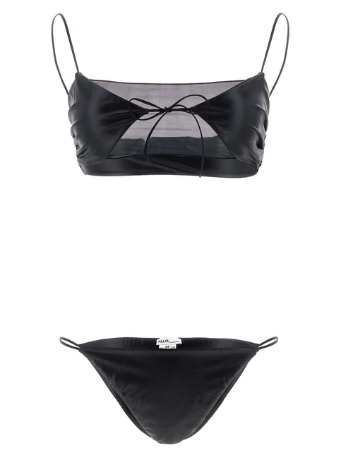 ALLIS Black Polyester Bikini ALLIS