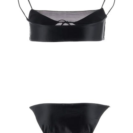 ALLIS Black Polyester Bikini ALLIS