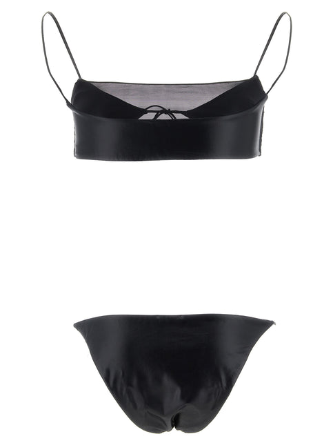 ALLIS Black Polyester Bikini ALLIS