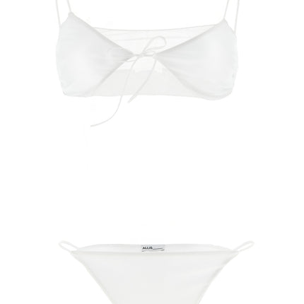ALLIS White Polyester Bikini ALLIS