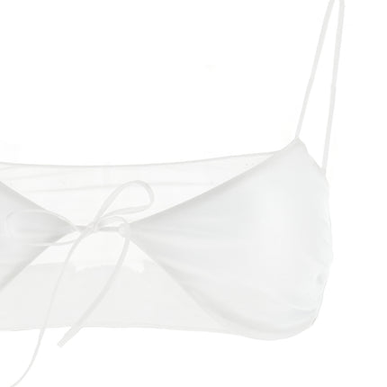ALLIS White Polyester Bikini ALLIS