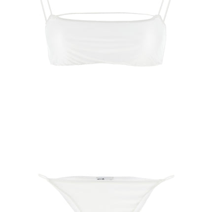 ALLIS White Polyester Bikini ALLIS