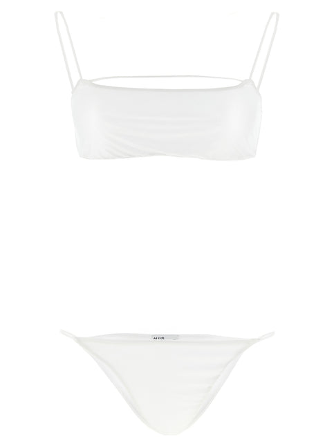 ALLIS White Polyester Bikini ALLIS