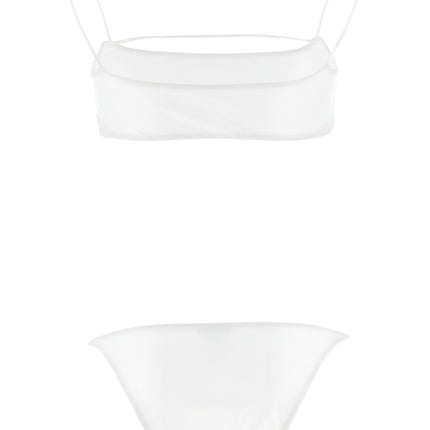 ALLIS White Polyester Bikini ALLIS