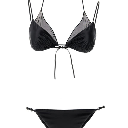 ALLIS Black Polyester Bikini ALLIS