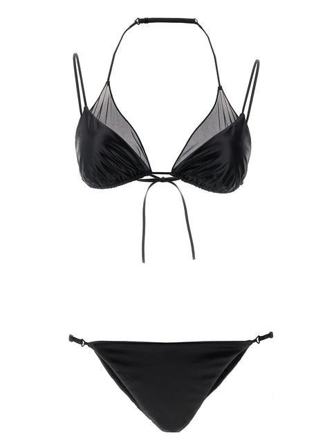 ALLIS Black Polyester Bikini ALLIS