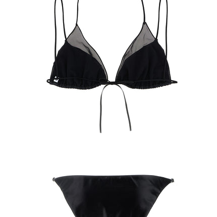 ALLIS Black Polyester Bikini ALLIS