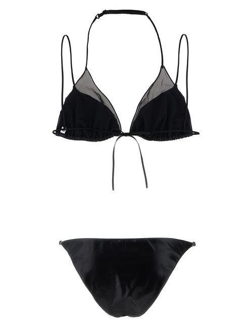 ALLIS Black Polyester Bikini ALLIS