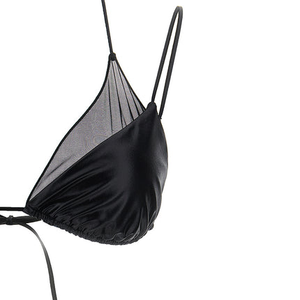 ALLIS Black Polyester Bikini ALLIS