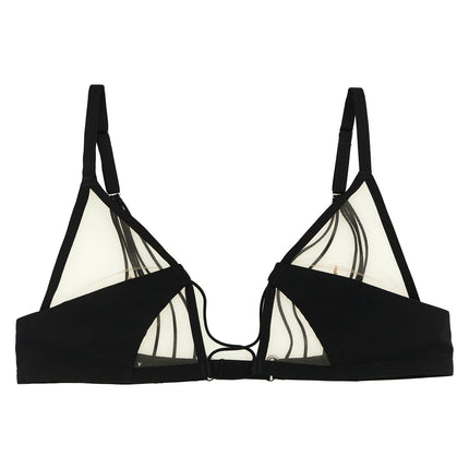 Rick Owens Black Nylon Bra Rick Owens