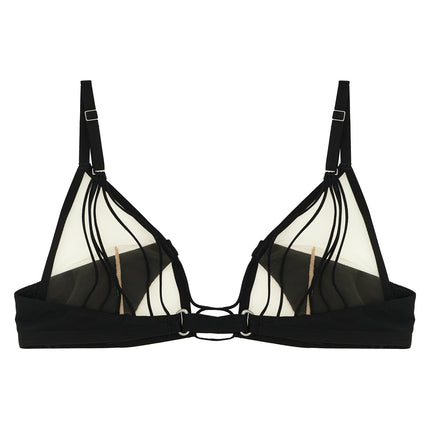 Rick Owens Black Nylon Bra Rick Owens