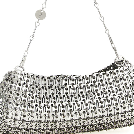 Paco Rabanne Silver Brass Clutch Bag Paco Rabanne
