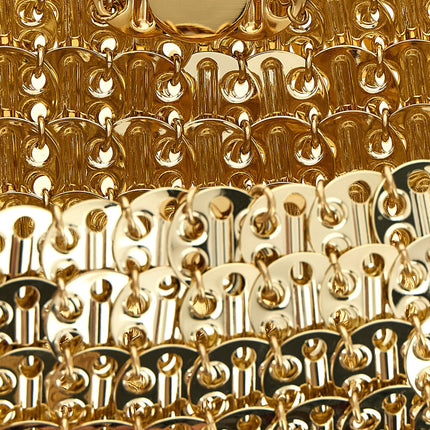 Paco Rabanne Gold Brass Clutch Bag Paco Rabanne