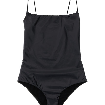 ALLIS Black Polyester One-Piece Swimsuit ALLIS