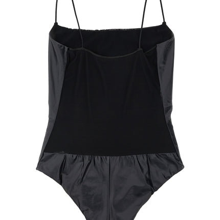 ALLIS Black Polyester One-Piece Swimsuit ALLIS