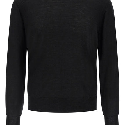 MA'RY'YA Black Virgin Wool Cardigan MA'RY'YA