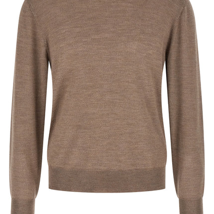 MA'RY'YA Gray Virgin Wool Cardigan MA'RY'YA