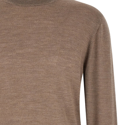 MA'RY'YA Gray Virgin Wool Cardigan MA'RY'YA