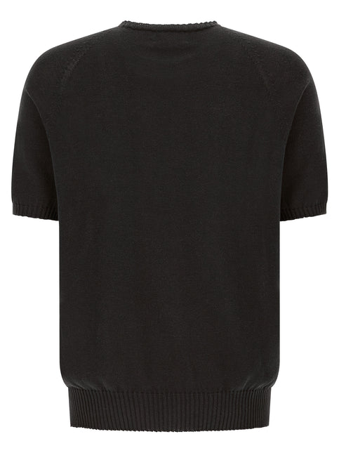 MA'RY'YA Black Cotton Cardigan MA'RY'YA