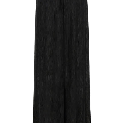 ALLIS Black Polyester Casual Pants
