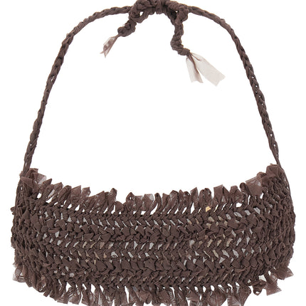 ALLIS Brown Polyester Bikini