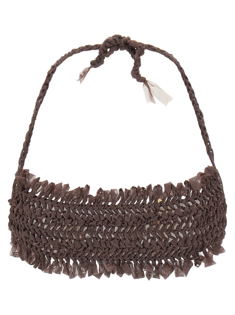 ALLIS Brown Polyester Bikini ALLIS