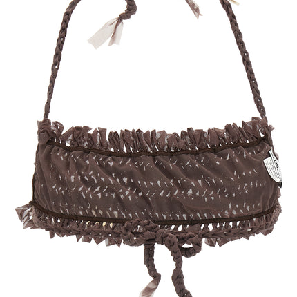 ALLIS Brown Polyester Bikini